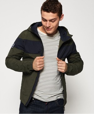 Superdry Dock Férfi Kabát Sötétkék/Khaki | SWAFG7261